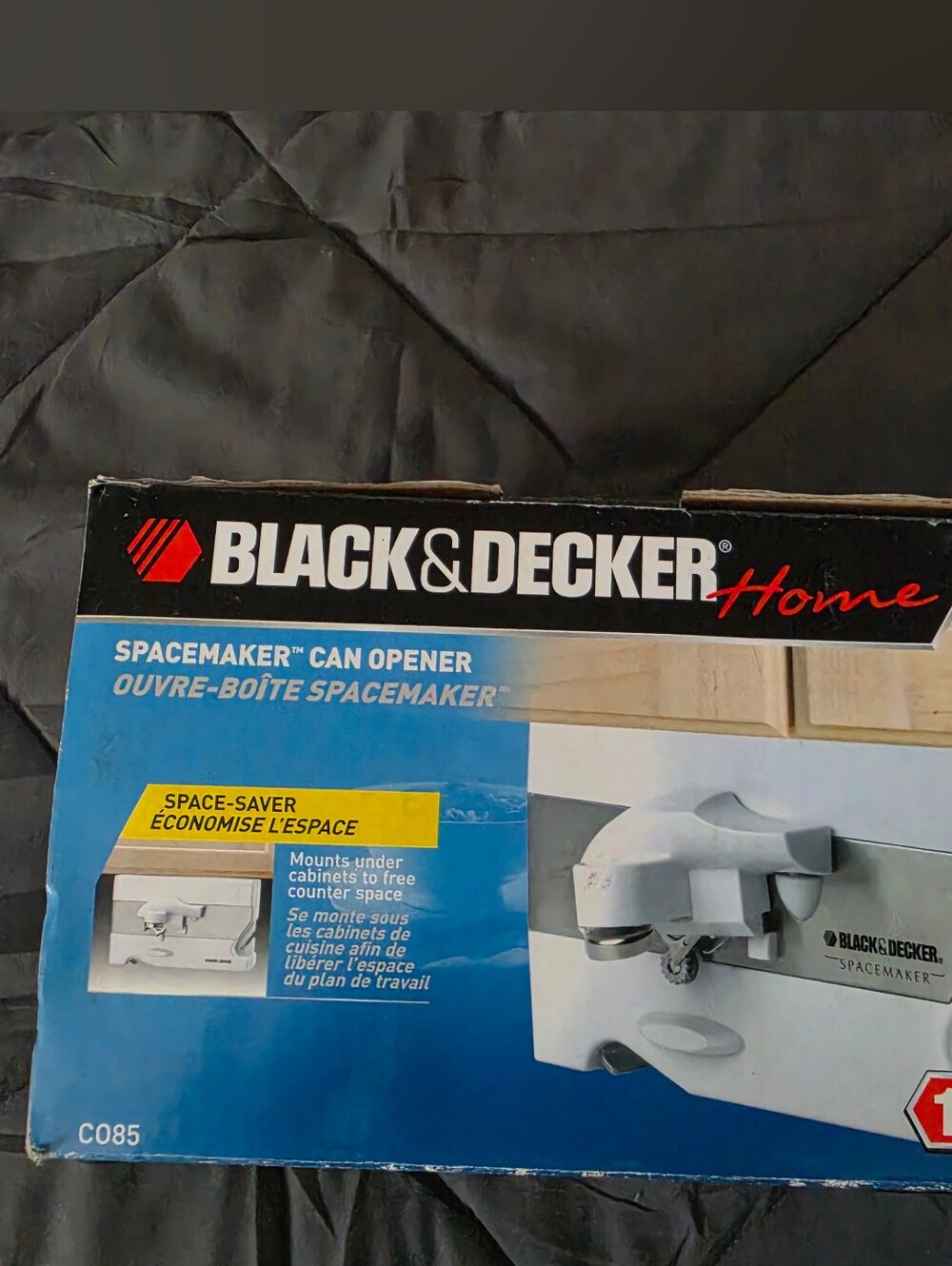 BLACK+DECKER Spacemaker Under-Cabinet Can Opener in White